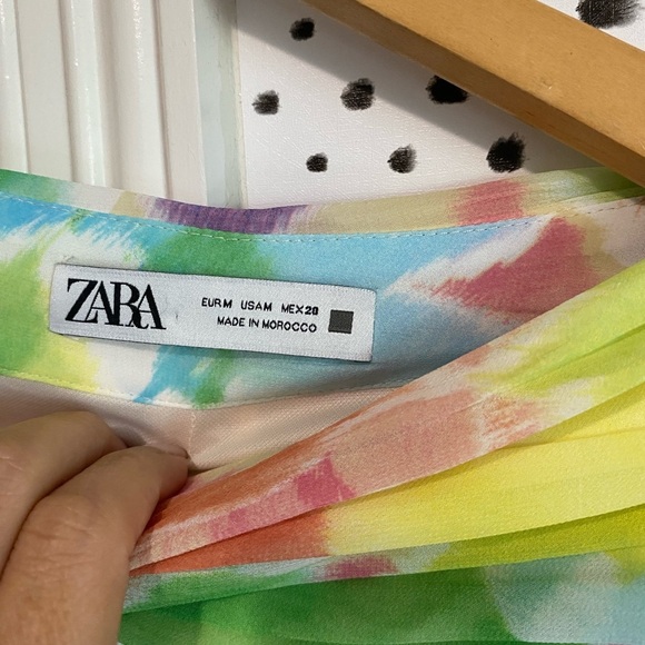 Zara Vibrant Multicolor Skirt - Picture 4 of 9